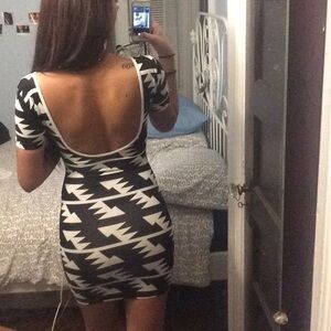 American Apparel Aztec print Gorgeous fitted bodycon dress size small sold out